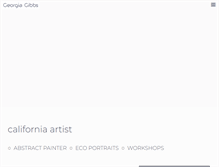 Tablet Screenshot of georgiagibbs.com